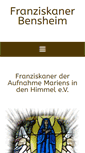 Mobile Screenshot of franziskaner-bensheim.de